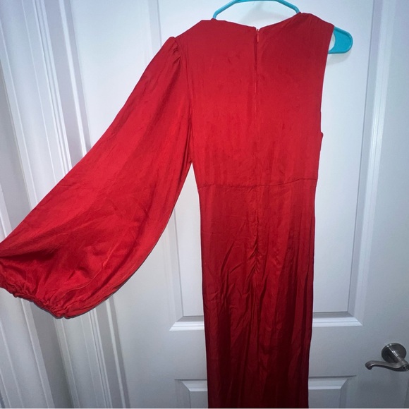 FARM Rio Red One-Shoulder Maxi Dress - Picture 6 of 12